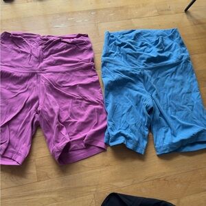 Aritzia Women's Shorts in Pink and Blue